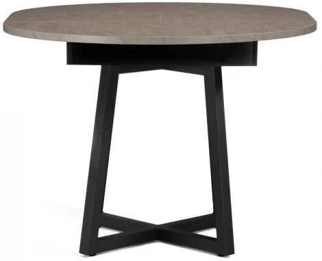 Деревянный стол Woodville Регна черный / бежевый 504218