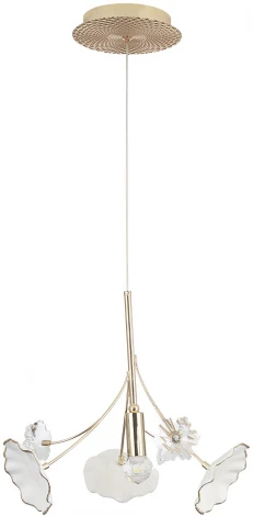 Подвесной светильник Crystal Lux MARGO SP1 (220V, на проводе, цветы)