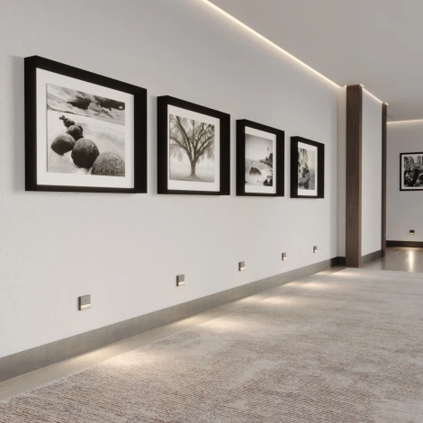 Светильник накладной сенсорный для лестниц Novotech Vespera 359710 серый IP20  LED 0.4W 3000К 1000mAh Li-ion, 5V