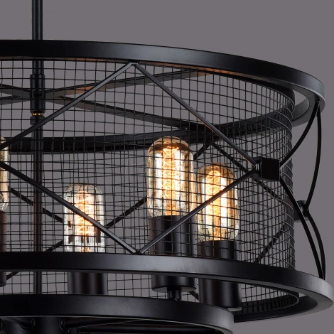 Подвесная люстра Favourite Mesh 1783-6P (220V, на цепи, подсвечник, свеча)