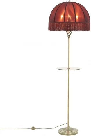 Торшер с полкой бахрома Citilux Базель CL407933T (220V, выключатель)