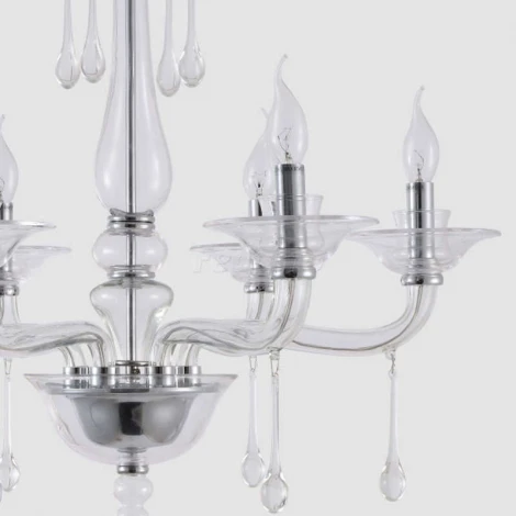 Crystal Lux Monica SP6 CHROME/TRANSPARENT