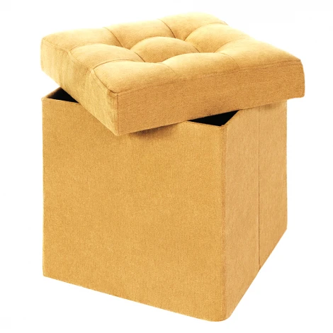 Пуфик Dreambag складной Желтый Велюр 13582
