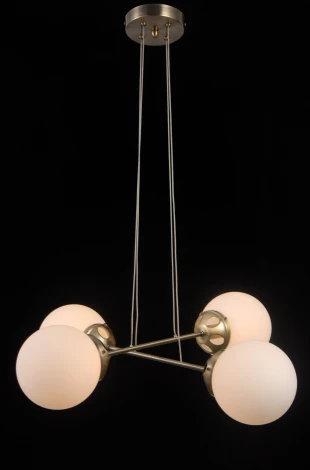 Подвесной светильник Natali Kovaltseva Molecule 81047-4C ANTIQUE BRASS