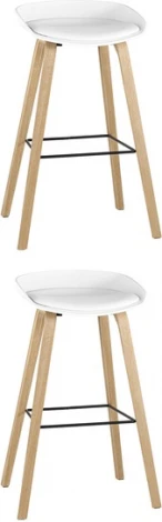 Стул барный LIBRA SOFT БЕЛЫЙ 2 шт Stool Group (арт.УТ000038347)