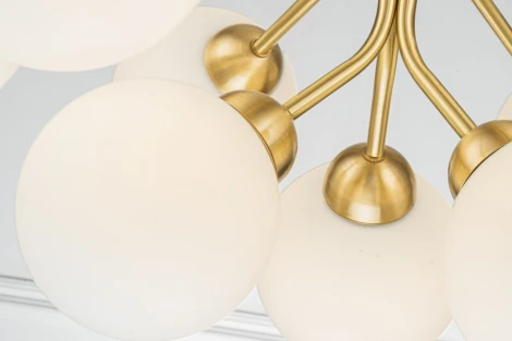 Потолочая люстра на штанге Belfast Bryson L-8130-6+3 BR GL