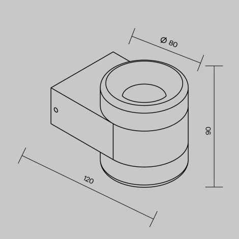 Архитектурная подсветка IP54 LED Maytoni Orbit O490WL-L6W3K (220V)