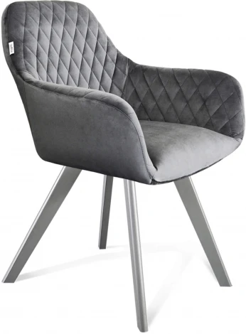 Стул Sheffilton SHT-ST38/S39 угольно-серый/серый