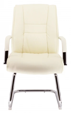 Кресло для посетителей Everprof Kent CF Экокожа Кремовый