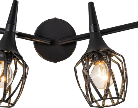 Настенно-потолочный спот Escada Gale 1120/4A 4x40Вт E14, металл, чёрный (220V)