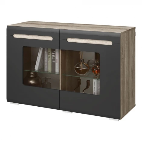 Комод БТС Наоми КМ-10, Дуб каньон/Графит нубук