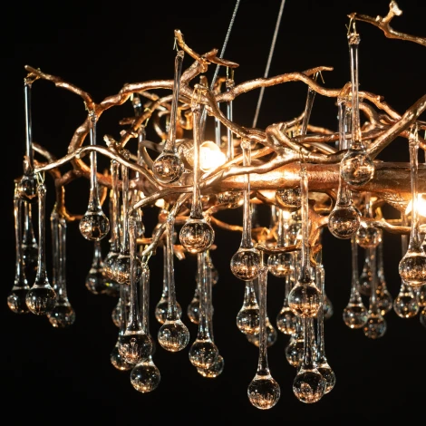 Подвесная люстра Loft IT Bijout 10068/800 GB (220V, на тросе, ветки)