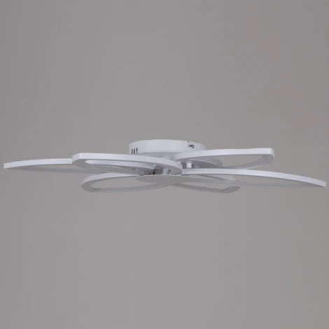 Потолочная люстра светодиодная с пультом с регулировкой цветовой температуры и яркости, ночным режимом и RGB Reluce 09877-0.3-06B WH (RGB)