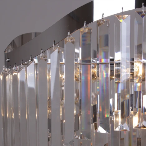 Подвесная люстра хрустальная Reluce 78214-0.4-600 CR (220V, на цепи)