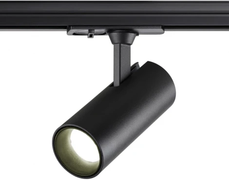 Светильник трековый однофазный трехжильный Novotech Selene 359154 PORT черный IP20 LED 15W 220V 4000К 1440Лм (круглые)