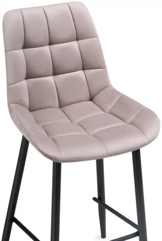 Полубарный стул Notta Алст К латте / черный 502279