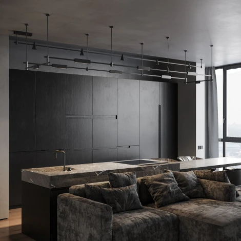 Трековый светильник Elektrostandard Esthetic Magnetic 12W 3000K (чёрный) 85121/01 (LED, 24V)