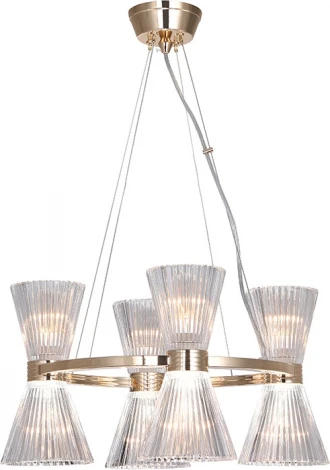 Подвесная люстра Newport 3610 3614/S gold new (220V, на тросе)
