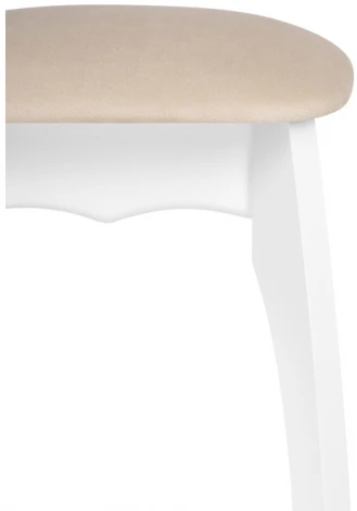 Табурет Woodville Астир белый / сливочный раф 554123