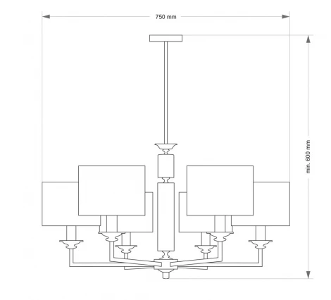 Потолочная люстра Artu ART-ZW-6(P) (220V)