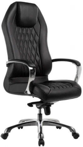 Компьютерное кресло Woodville Damian black / satin chrome 15430