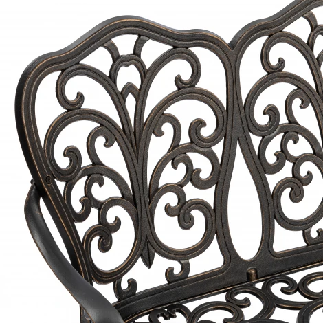 Скамья Secret de Maison Symphonie/Симфония сплав металла/алюминий, бронзовый 95х56х92см Tetchair 10673