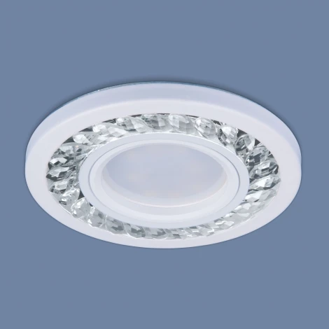Встраиваемый точечный светильник Elektrostandard 8355 MR16 CL/WH прозрачный/белый