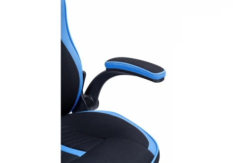 Компьютерное кресло Woodville Plast черное / голубое 11676