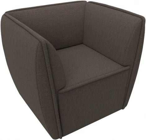 Кресло Бергамо (Коричневый/Рогожка) Лига Диванов арт.125030