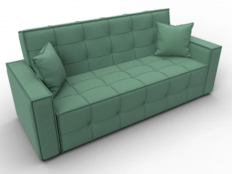 Диван-книжка Лига-067 (ДВП,Дерево/Пластик/Рогожка/Зеленый) Лига Диванов 129829