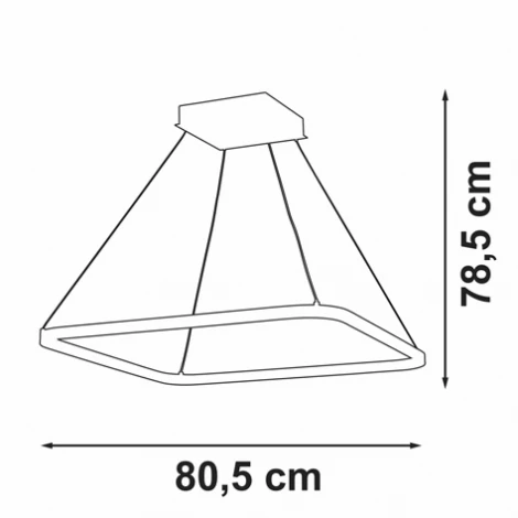 Подвесной светильник Vitaluce V04661-03/1S (LED, 220V, на тросе)