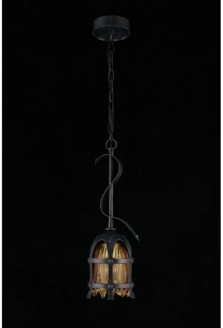 Подвесной светильник Aployt Simona APL.500.06.01 (220V, на цепи, под старину, факел)