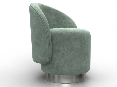 Кресло Лига-108 (Фанера,ДСП,Брус,Велюр/Зеленый) Лига Диванов 136466