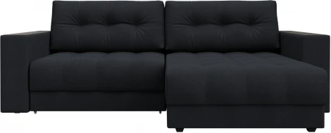 Диван угловой с декором Лига-049 НПБ Лига Диванов (Замша) арт.128476