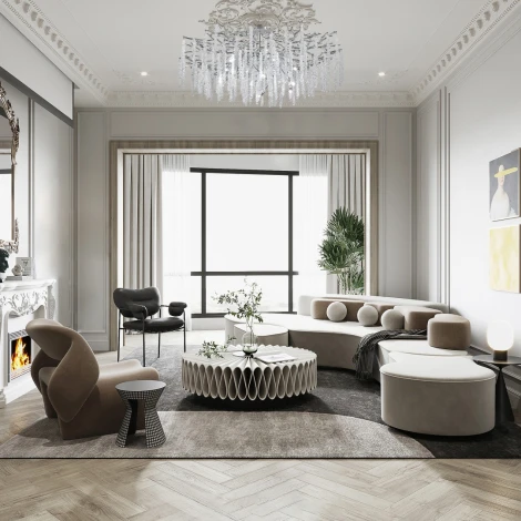 Потолочная люстра хрустальная на штанге Arte Milano Milano-1 23111.1200.18.E14.A CR (220V)