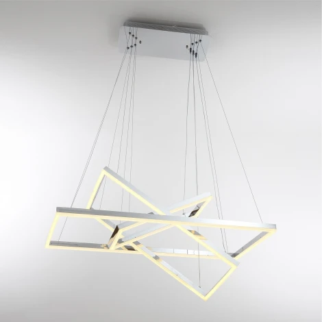 Подвесной светильник светодиодный с пультом с регулировкой цветовой температуры и яркости LED4U L11001-3 CR