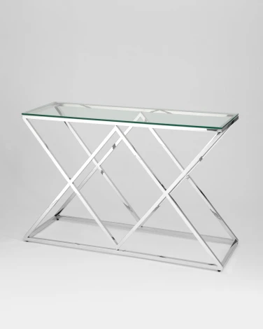 Консоль Stool Group ИНСИГНИЯ 120*40 серебро УТ000001501