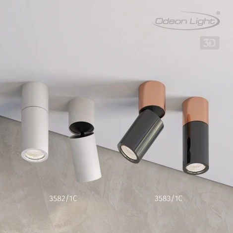 Накладной точечный светильник Odeon Light Duetta 3582/1C