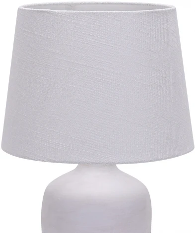 Настольная лампа Escada Antey 10195/L White 1x40Вт E27, керамика/ткань, белый (220V)