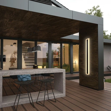 Светильник уличный светодиодный Feron Миконос 48018 DH2003, 45W, 2250Lm, 3000K, черный (220V, IP54)