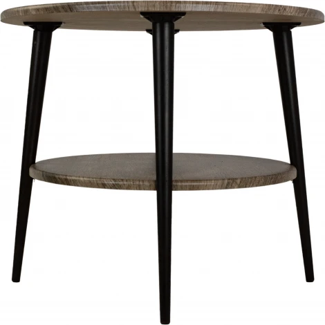 Стол журнальный BeautyStyle 29 дуб крымский состаренный/эбеновое дерево Mebelik арт.009066