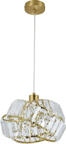 Подвесной светильник (12015/A/1P Brass) Indigo Frizzante V000488 (220V, на проводе, шар)