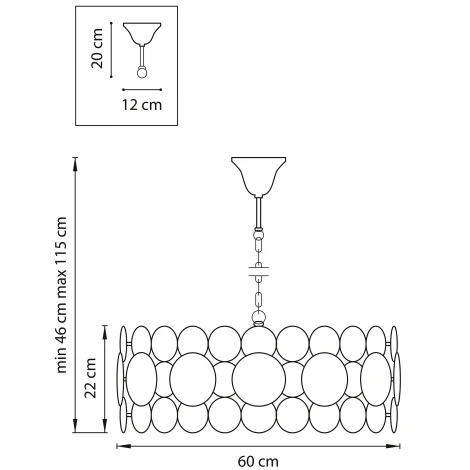 Подвесная люстра Lightstar Circo 797061