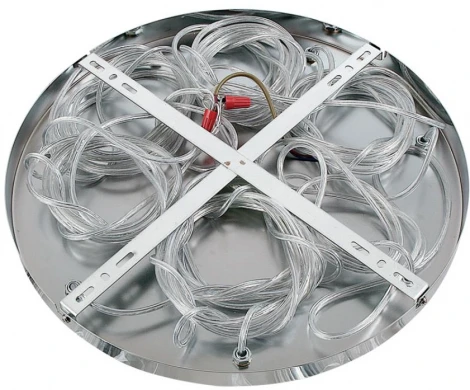 Потолочная люстра каскадная Lumion Emily 8270/7A хром/белый, металл/стекло Е14 7*40W 220V (на проводе)