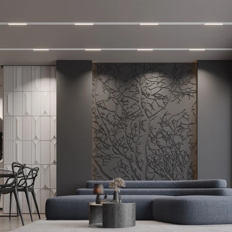 Трековый светильник низковольтный светодиодный Novotech Flum 359628 белый диммир. со сменой цв.температуры, пульт ДУ/Tuya Smart Life IP20 LED 10W 48V 3000-6000K (Умный дом, Алиса)