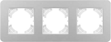 Рамка алюминиевая FRM-AKIRY-SFAL-3-SR (Arlight) 049740