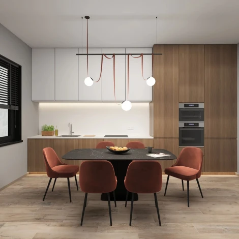 Комплект ременной трековой системы Belty на штанге Rod Denkirs Belty Set DK55SET07-01-BR (LED, 48V, шарики)