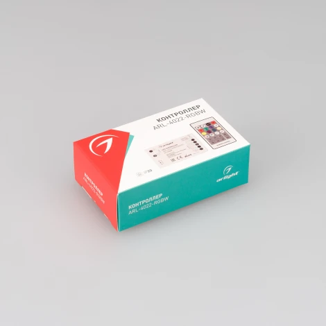 Контроллер ARL-4022-RGBW White (5-24V, 4x4A, ПДУ 24кн, RF) (IP20 Пластик) 032358 Arlight