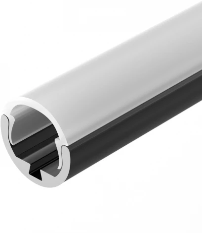 Профиль ROUND-D10.5-2000 ANOD BLACK (Алюминий) 033036 Arlight