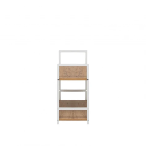 Стеллаж Leset Стилвуд 22 широкий, 2 полки 4687207095754 Металл, Белый